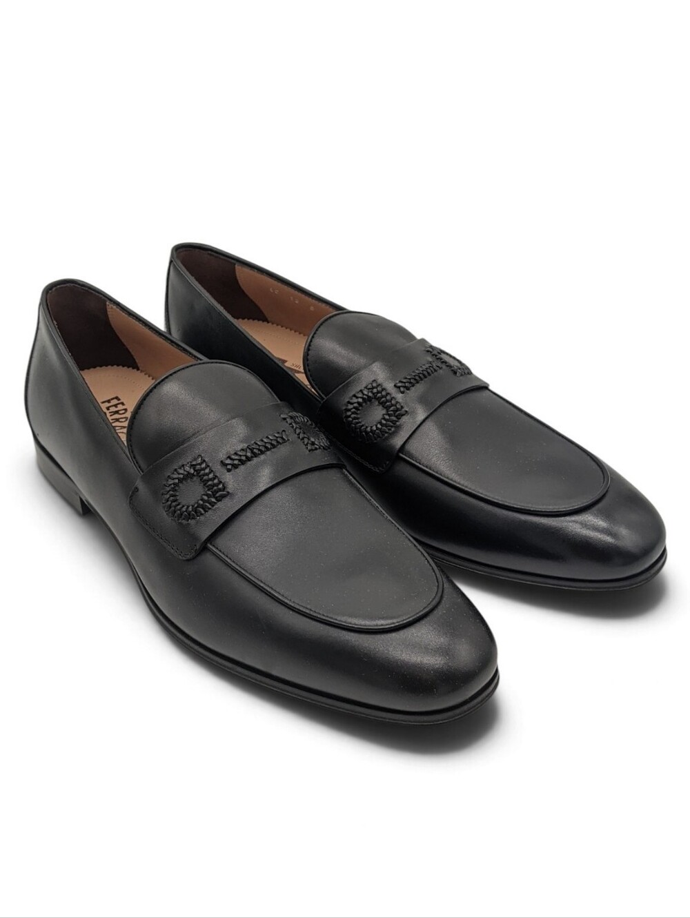 Ferragamo Mens Dress Shoes Size 12D New With Box
